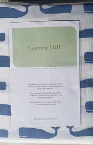 Garnet Hill Queen Size Duvet Cover New